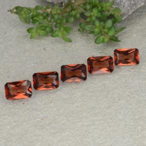 Achetez naturel 2,76ct rouge grenat pyrope gems, taille émeraude, en provenance mozambique chez gemselect. en stock, livraison internationale!