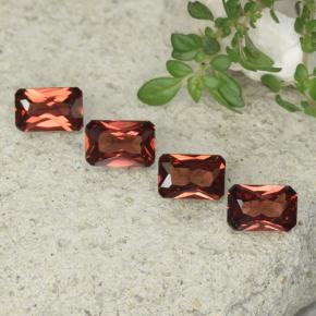 Achetez naturel 2.28ct Rouge Grenat pyrope gems, Taille émeraude, En provenance Mozambique chez GemSelect. En stock, livraison internationale!