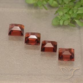 Shop natural 2.05ct Rouge vif Grenat pyrope gems, Carré, from Madagascar at GemSelect. In stock, global shipping!
