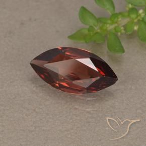 Grenat pyrope rouge naturelle marquise, 1,04 ct, VVS-VS