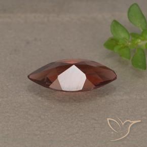 Grenat pyrope rouge naturelle marquise, 1,04 ct, VVS-VS