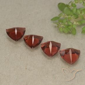 Shop natural 3.43ct Rouge groseille Grenat pyrope gems, Trillion, from Mozambique at GemSelect. In stock, global shipping!