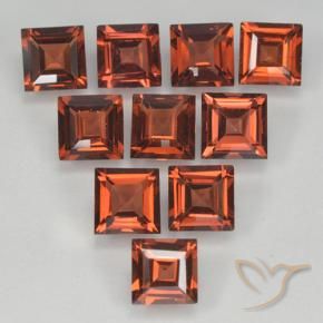 Shop natural 3.84ct Rouge moyen Grenat pyrope gems, Carré, from Mozambique at GemSelect. In stock, global shipping!