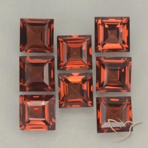 Shop natural 3.52ct Rouge écarlate Grenat pyrope gems, Carré, from Mozambique at GemSelect. In stock, global shipping!