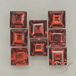 Shop natural 3.67ct Rouge écarlate Grenat pyrope gems, Carré, from Mozambique at GemSelect. In stock, global shipping!