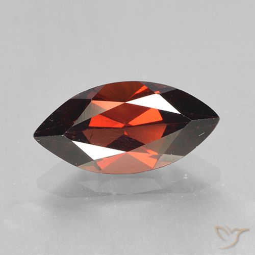 2.05ct Naturel Rouge écarlate profond Grenat pyrope, Marquise, VVS-VS