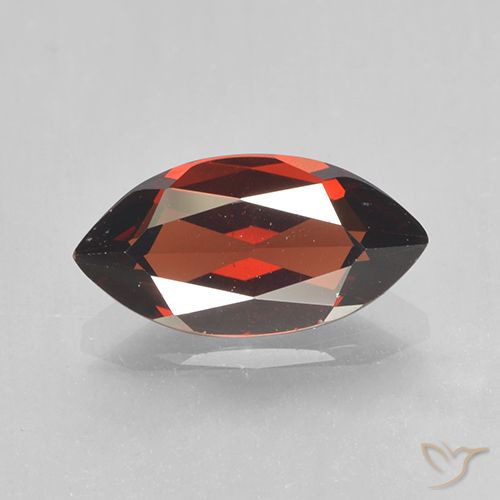2.08ct Naturel Rouge merlot Grenat pyrope, Marquise, VVS-VS