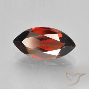 Grenat pyrope Rouge merlot naturelle Marquise, 2.08 ct, VVS-VS