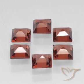 Shop natural 2.54ct Rouge vif Grenat pyrope gems, Carré, from Mozambique at GemSelect. In stock, global shipping!