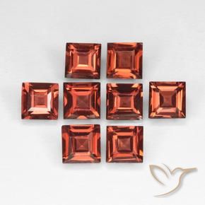 Shop natural 3.25ct Brique rouge Grenat pyrope gems, Carré, from Mozambique at GemSelect. In stock, global shipping!