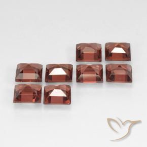 Shop natural 3.42ct Brique rouge Grenat pyrope gems, Carré, from Mozambique at GemSelect. In stock, global shipping!