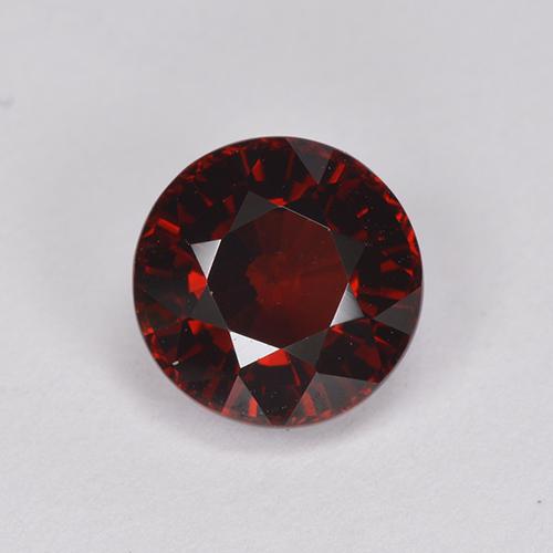 Grenat pyrope Rouge naturelle Coupe roude, 2.18 ct, VVS-VS