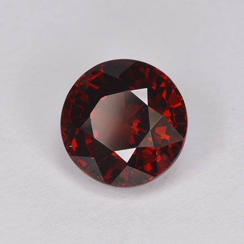 Grenat pyrope Rouge naturelle Coupe roude, 2.18 ct, VVS-VS