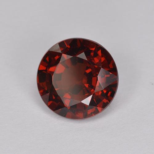 Grenat pyrope Rouge naturelle Coupe roude, 1.58 ct, VS
