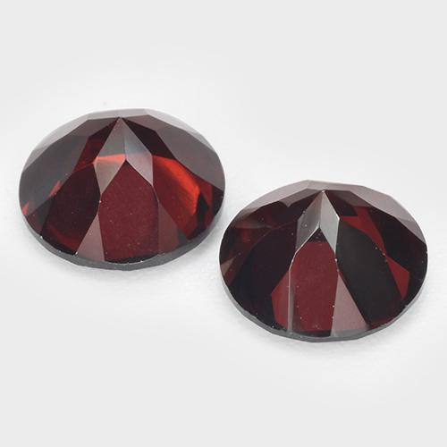 Achetez naturel 3,44ct rouge grenat pyrope gems, coupe roude, en provenance mozambique chez gemselect. en stock, livraison internationale!