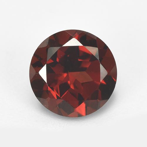 Grenat pyrope Rouge sang profond naturelle Coupe roude, 1.63 ct, VVS-VS