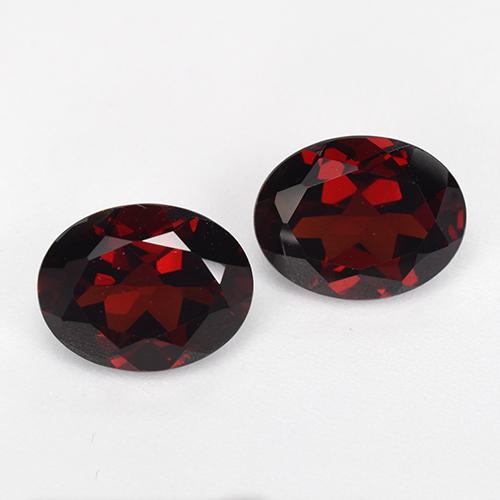 Achetez naturel 4,63ct rouge grenat pyrope gems, coupe ovale, en provenance mozambique chez gemselect. en stock, livraison internationale!