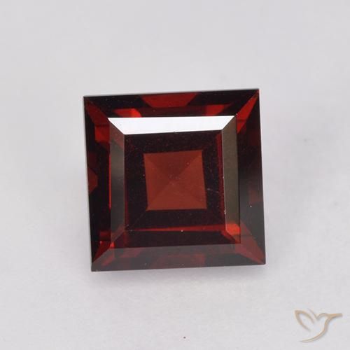 2.09ct Naturel Rouge foncé Grenat pyrope, Carré, VS