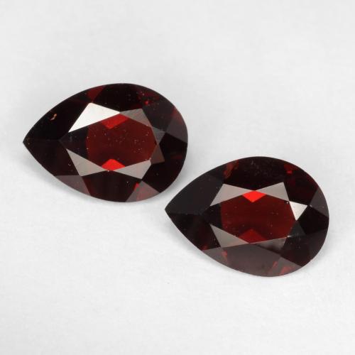 Achetez naturel 1,51ct rouge grenat pyrope gems, en forme de poire, en provenance mozambique chez gemselect. en stock, livraison internationale!