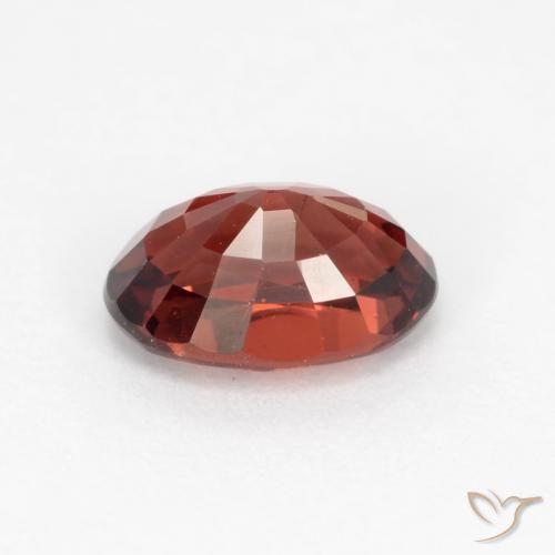 Grenat pyrope Rouge groseille naturelle ovale, 1.06 ct, VS-SI