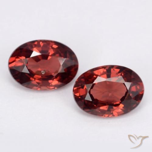 Achetez naturel 2,11ct rouge grenat pyrope gems, coupe ovale, en provenance mozambique chez gemselect. en stock, livraison internationale!