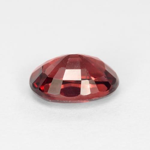 Grenat pyrope rouge naturelle coupe ovale, 1,11 ct, VVS-VS
