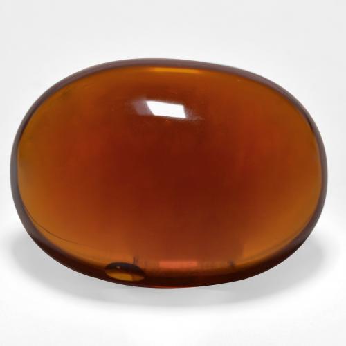 Grenat pyrope Rouge moyen naturelle ovale, 46.09 ct, Transparent