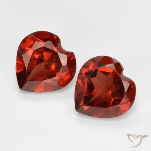 1.20ctw Naturel Rouge vif Grenat pyrope, Cœur, VS