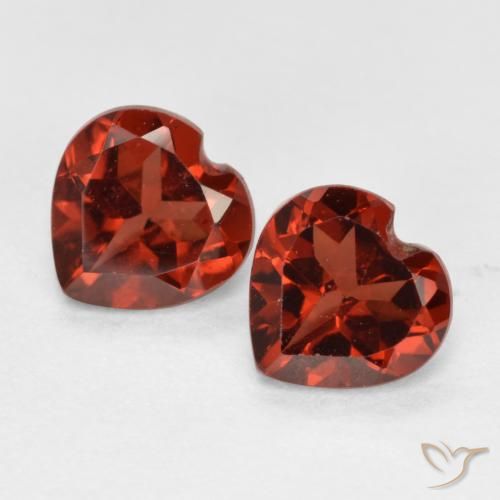 1.16ctw Naturel Rouge moyen Grenat pyrope, Cœur, VS