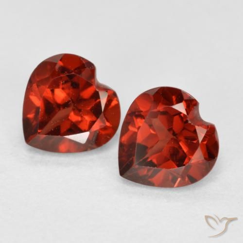 1.15ctw Naturel Rouge groseille Grenat pyrope, Cœur, VS