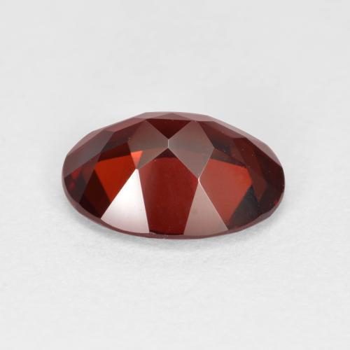 Grenat pyrope rouge naturelle coupe ovale, 2,25 ct, VVS-VS