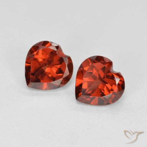 1.22ctw Naturel Rouge moyen Grenat pyrope, Cœur, VS