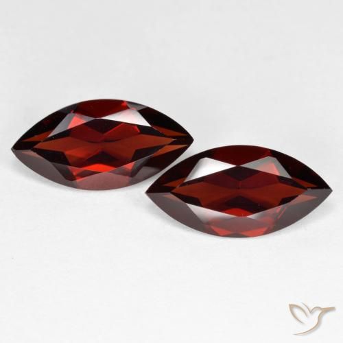 4.13ctw Naturel Rouge Sangria Grenat pyrope, Marquise, VVS