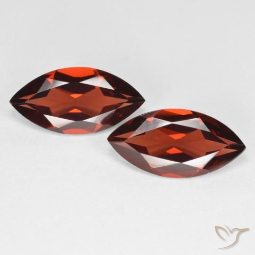 3.81ctw Naturel Rouge Sangria Grenat pyrope, Marquise, VVS