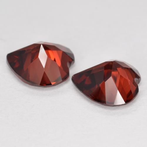 Achetez naturel 3.67ct Rouge moyen Grenat pyrope gems, Forme de coeur, En provenance Mozambique chez GemSelect. En stock, livraison internationale!