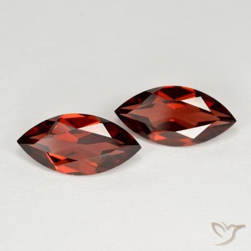 Shop natural 3.83ct Rouge moyen Grenat pyrope gems, Marquise, from Mozambique at GemSelect. In stock, global shipping!