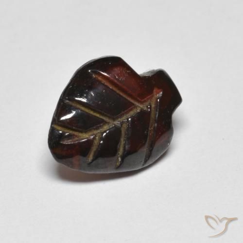 2.77ct Naturel Rouge noirâtre Grenat pyrope, Fantaisie, Transparent
