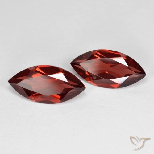 Shop natural 3.87ct Rouge moyen Grenat pyrope gems, Marquise, from Mozambique at GemSelect. In stock, global shipping!