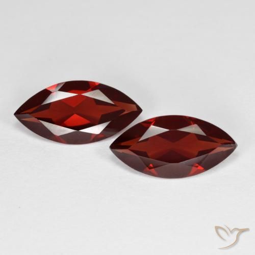 3.60ctw Naturel Rouge Sangria Grenat pyrope, Marquise, VVS-VS