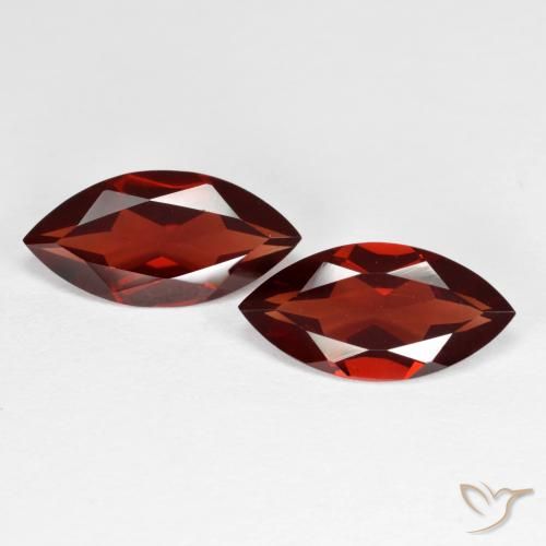 3.60ctw Naturel Rouge moyen Grenat pyrope, Marquise, VVS-VS