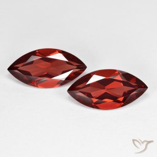 4.23ctw Naturel Rouge foncé Grenat pyrope, Marquise, VVS-VS