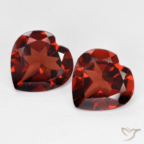 3.69ctw Naturel Rouge moyen Grenat pyrope, Cœur, VS