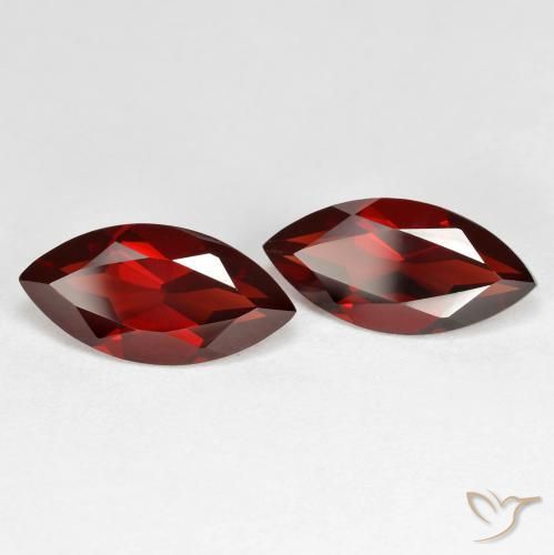 Shop natural 3.96ct Rouge foncé Grenat pyrope gems, Marquise, from Mozambique at GemSelect. In stock, global shipping!