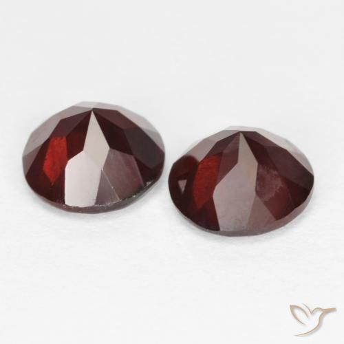 Achetez naturel 2,13ct rouge grenat pyrope gems, coupe roude, en provenance mozambique chez gemselect. en stock, livraison internationale!