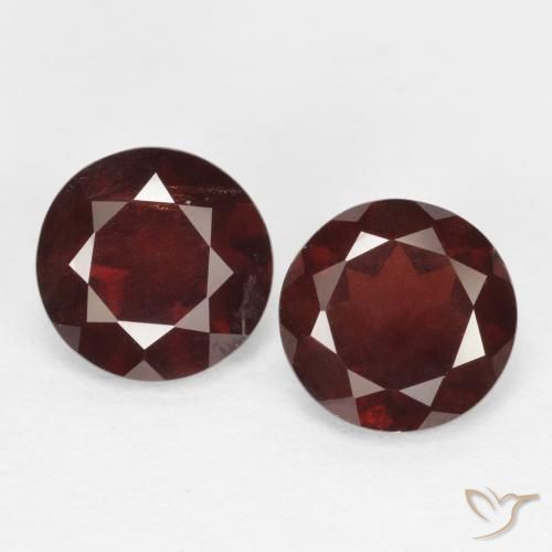 Achetez naturel 2,09ct rouge grenat pyrope gems, coupe roude, en provenance mozambique chez gemselect. en stock, livraison internationale!