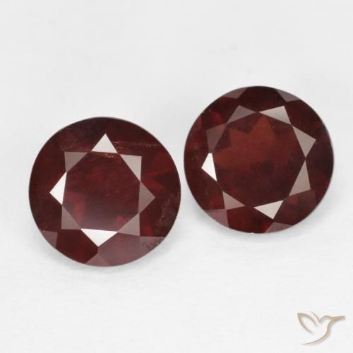 Achetez naturel 2,09ct rouge grenat pyrope gems, coupe roude, en provenance mozambique chez gemselect. en stock, livraison internationale!
