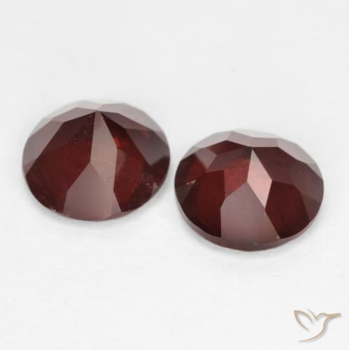Achetez naturel 2,09ct rouge grenat pyrope gems, coupe roude, en provenance mozambique chez gemselect. en stock, livraison internationale!