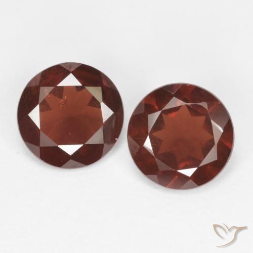 Achetez naturel 1,63ct rouge grenat pyrope gems, coupe roude, en provenance mozambique chez gemselect. en stock, livraison internationale!