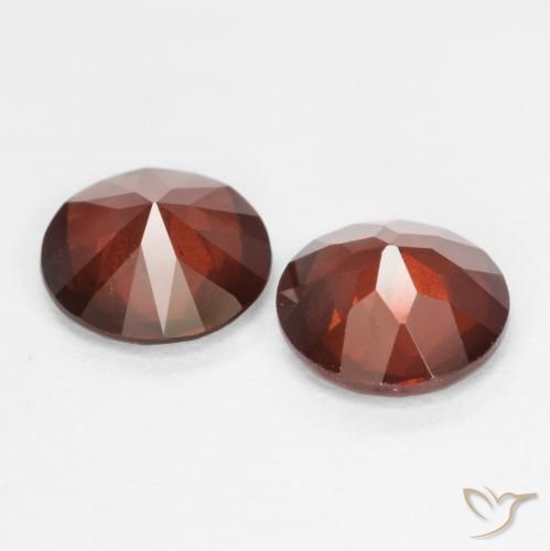 Achetez naturel 1,63ct rouge grenat pyrope gems, coupe roude, en provenance mozambique chez gemselect. en stock, livraison internationale!
