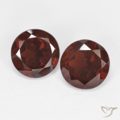 Achetez naturel 1,85ct rouge grenat pyrope gems, coupe roude, en provenance mozambique chez gemselect. en stock, livraison internationale!